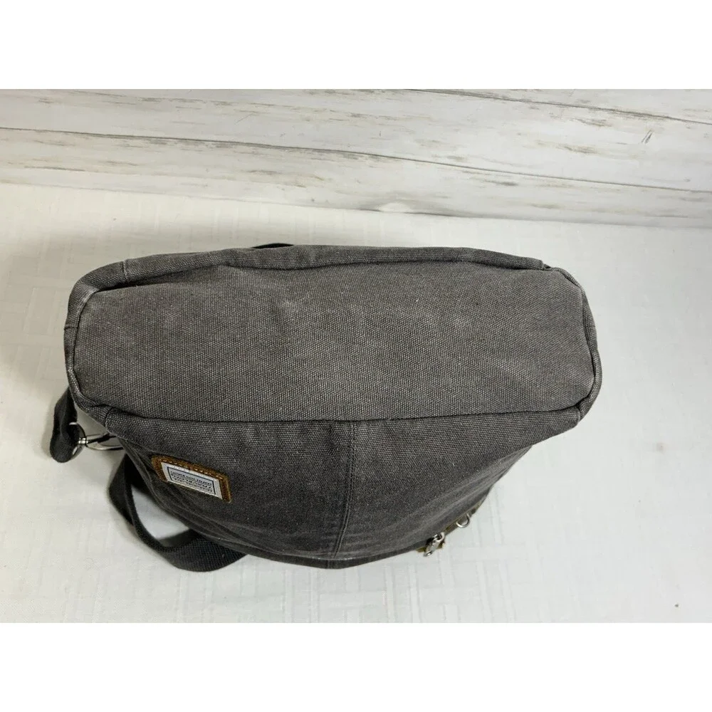 NEAR NU! Travelon Heritage Gray Large Tote Totebag Bag RFID Anti-Theft Crossbody